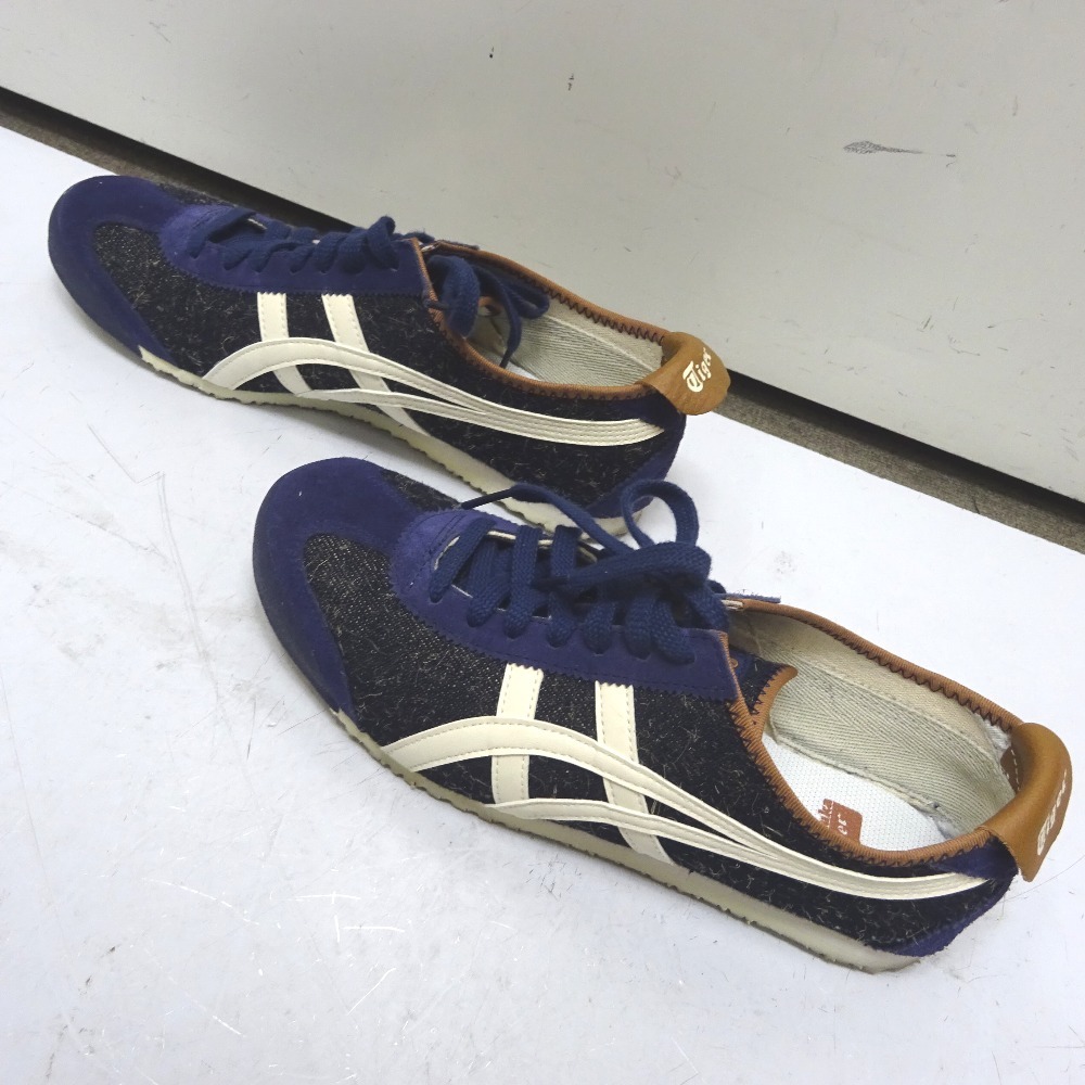 Ft604192onitsuka Tiger sneakers Mexico 66 1183A521 navy men's 27.0cm ONITSUKA TIGER used 