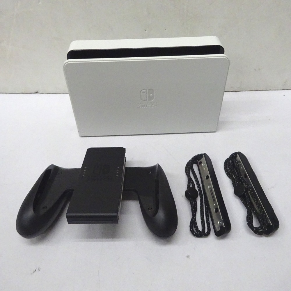 Ft604551 任天堂 ゲームハード Nintendo Switch ニンテンドースイッチ 有機ELモデル HEG-S-KAAAA ホワイト Nintendo 中古_画像9