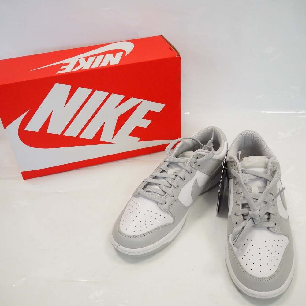 Th553671 ナイキ スニーカー/靴 ダンクロー Dunk Low DD1391-103 グレーフォグ Grey Fog 27cm メンズ NIKE 未使用_画像1