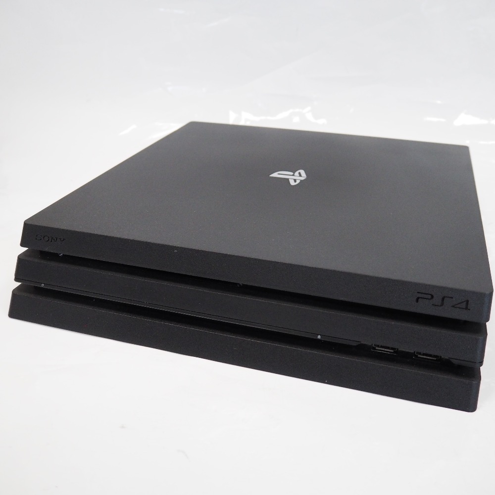 Th551051 ソニー ゲーム機 プレイステーション4 Pro 1TB PS4 CUH-7000B B01 ジェット・ブラック sony 中古_画像2