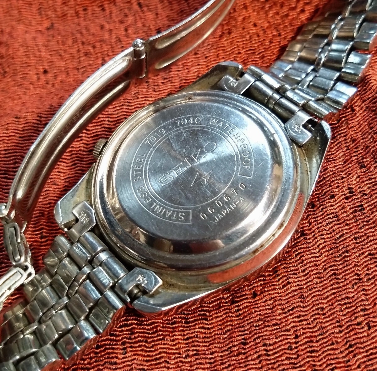 セイコー 5アクタス オートマ デイデイト 腕時計 SEIKO 自動巻き 5ACTUS 稼働品の画像3