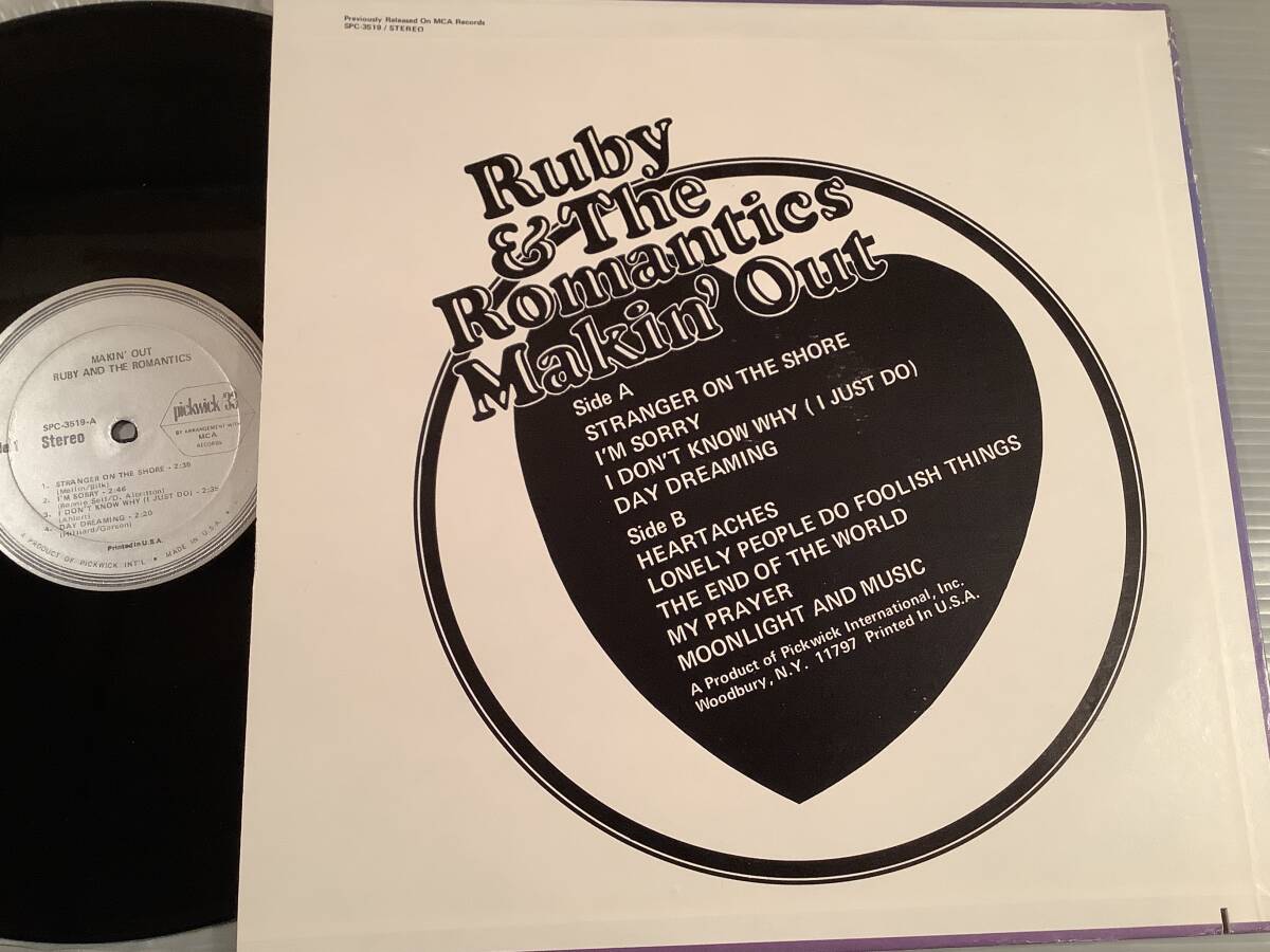 LP(米盤)●Ruby & The Romantics／Makin' Out ※ルビー&ロマンティックス●良好品！_画像2