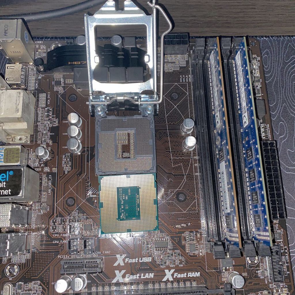 CPU Intel Core i7 4770K＋GTX770＋マザボ＋メモリ8ギガ　セット　ジャンク品につき1円スタート_画像6