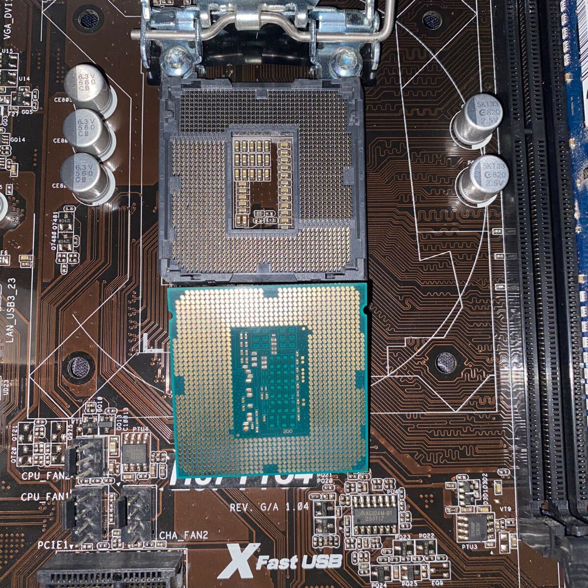 CPU Intel Core i7 4770K＋GTX770＋マザボ＋メモリ8ギガ　セット　ジャンク品につき1円スタート_画像5