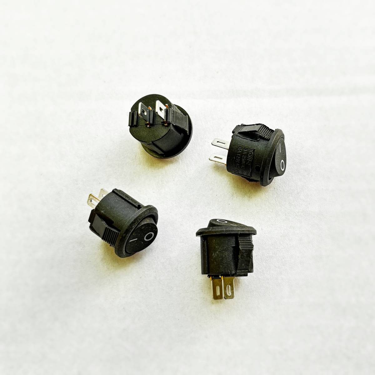  free shipping rocker switch # embedded #ON OFF switch teeter locker single ultimate 2 ultimate switch #DIY small size circle shape supplies LED construction # power supply go in / cut 