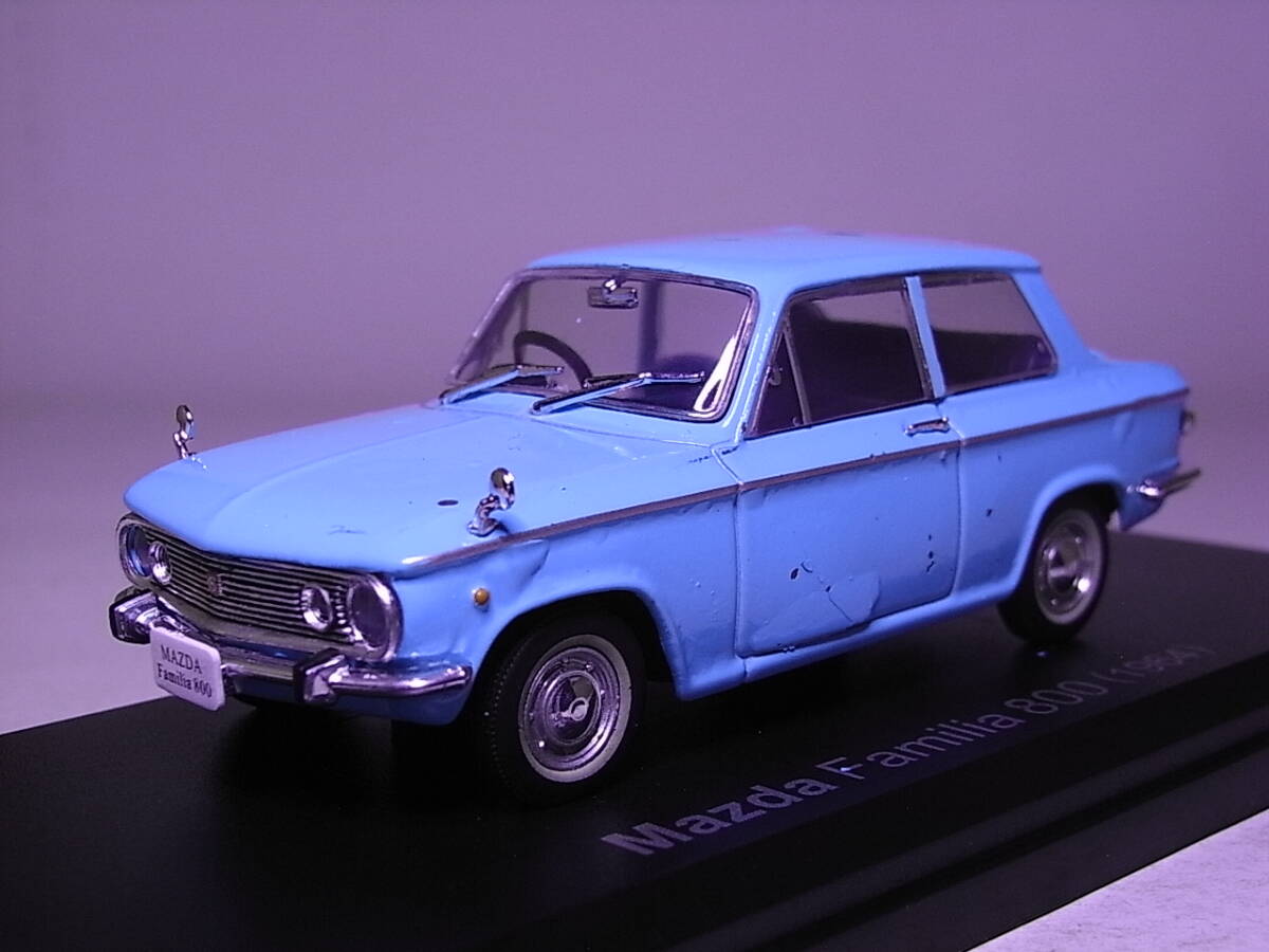 ◆マツダ ファミリア 800(1964) 1/43 国産名車コレクション アシェット ダイキャストミニカー 難あり 4_画像1