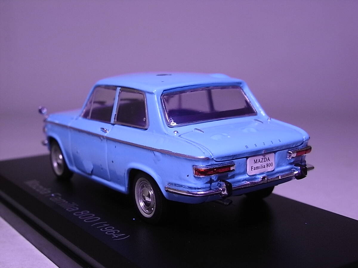 ◆マツダ ファミリア 800(1964) 1/43 国産名車コレクション アシェット ダイキャストミニカー 難あり 4_画像3