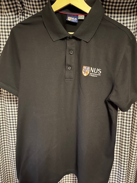 シンガポール国立大学 NUS ポロシャツ メンズ Mサイズ シンガポール輸入 の画像1