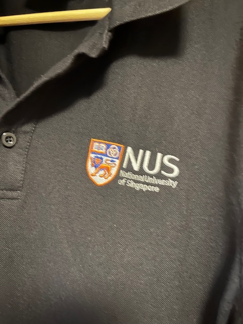 シンガポール国立大学 NUS ポロシャツ メンズ Mサイズ シンガポール輸入 の画像3