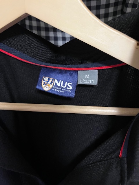 シンガポール国立大学 NUS ポロシャツ メンズ Mサイズ シンガポール輸入 の画像4