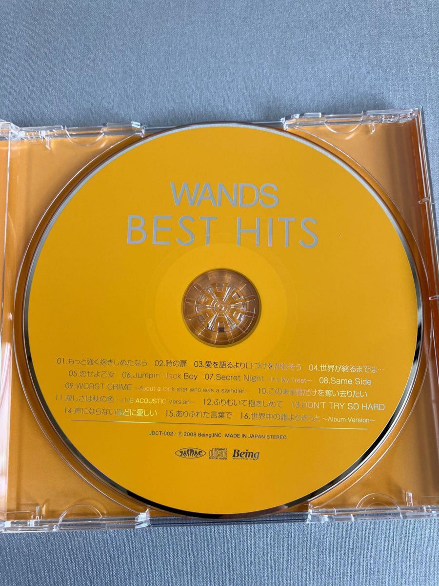 WANDS BEST HITS JDCT-002 CD ワンズ ベストヒッツ16曲入 帯付 WANDS BEST HITS JDCT-002 CD ワンズ ベストヒッツ16曲入 帯付