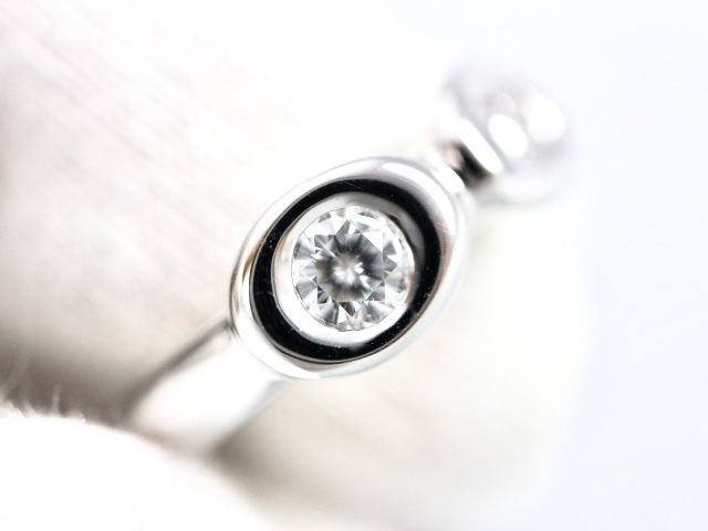 <CHAUMET Chaumet >750(WG) кольцо с бриллиантом [BNT6747]