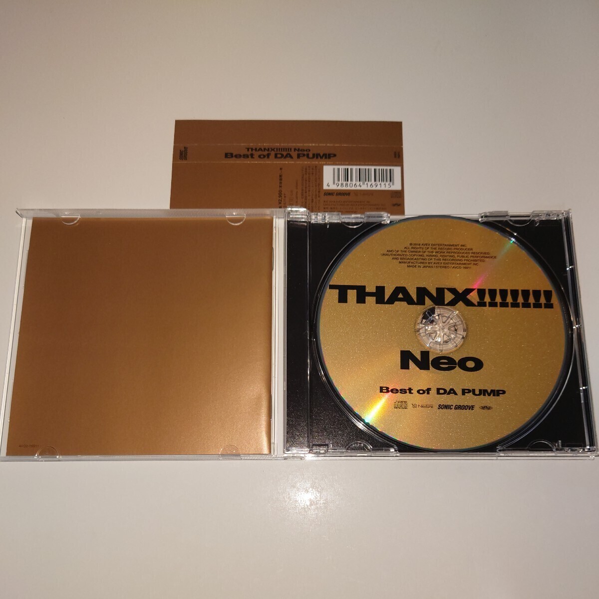 DA PUMP「THANX!!!!!!! Neo Best of DA PUMP」通常盤_画像3