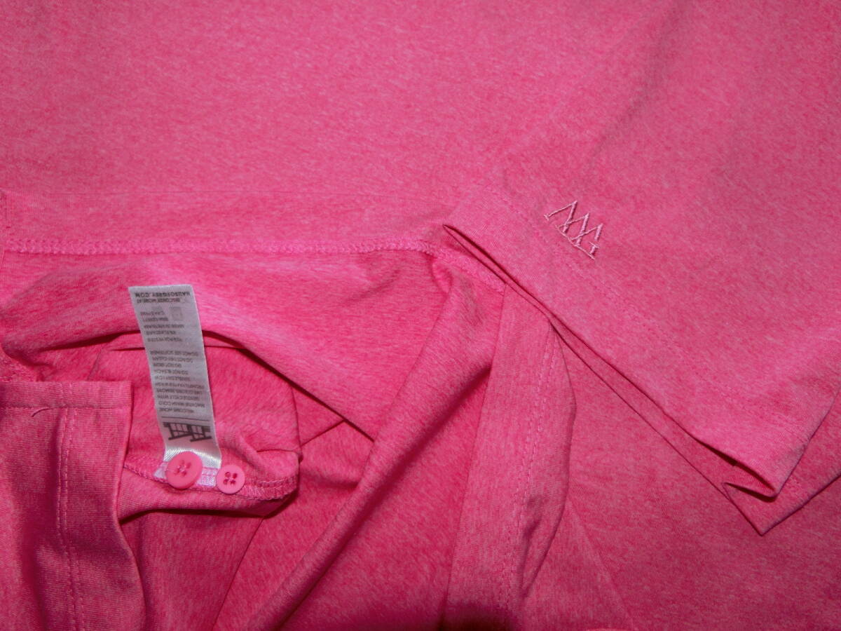 MATTE CREY ポロシャツ Hawaii ハワイ Makani マカニゴルフ クラブ ハワイ島 赤い ピンク 大きい 半袖シャツ ゴルフシャツ LL XL_画像5