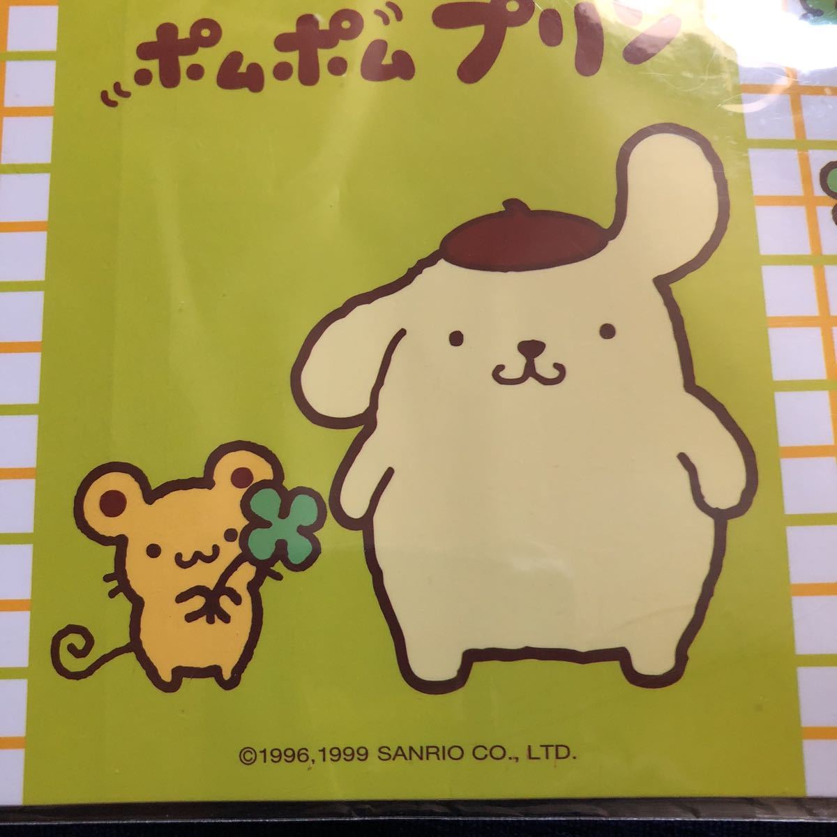 レトロ希少品 サンリオ1999年製 ポムポムプリン ステッカー レトロ希少品 サンリオ1999年製 ポムポムプリン ステッカー