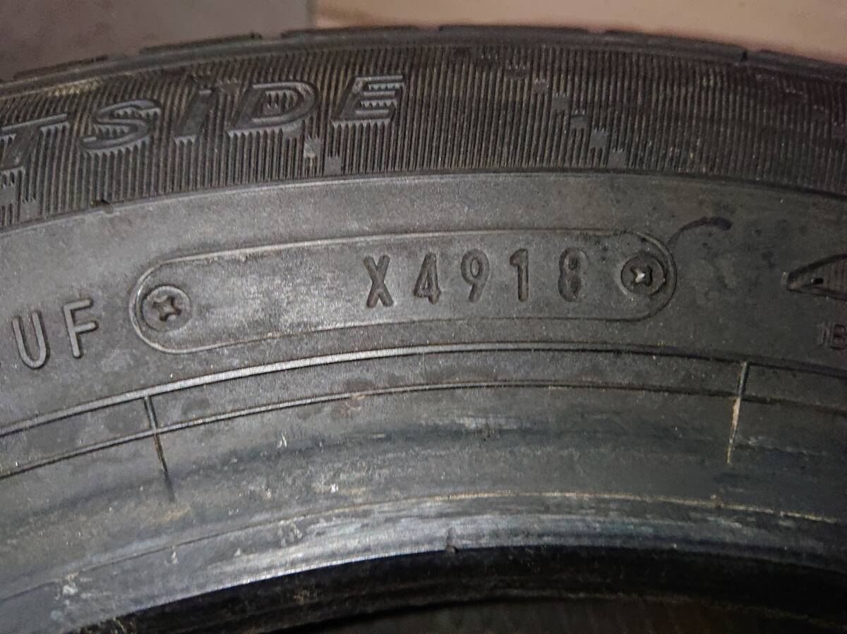 155/65R13 DUNLOP ENASAVE EC204 ほぼ新品 新車外し 2018年製 夏タイヤ 4本 _画像9