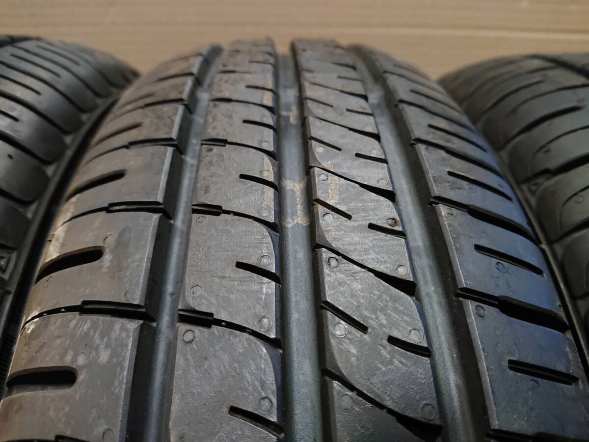 155/65R13 DUNLOP ENASAVE EC204 ほぼ新品 新車外し 2018年製 夏タイヤ 4本 _画像4