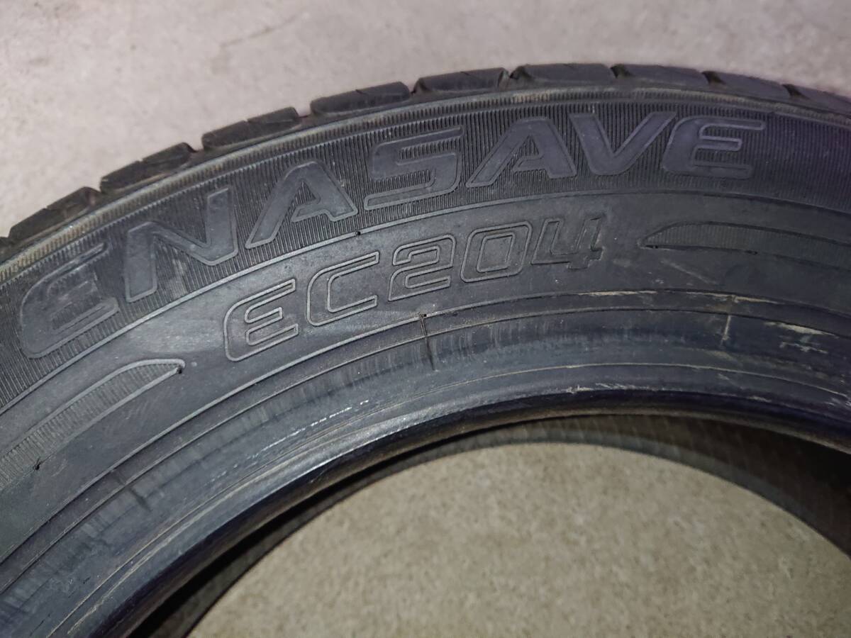 155/65R13 DUNLOP ENASAVE EC204 ほぼ新品 新車外し 2018年製 夏タイヤ 4本 _画像7