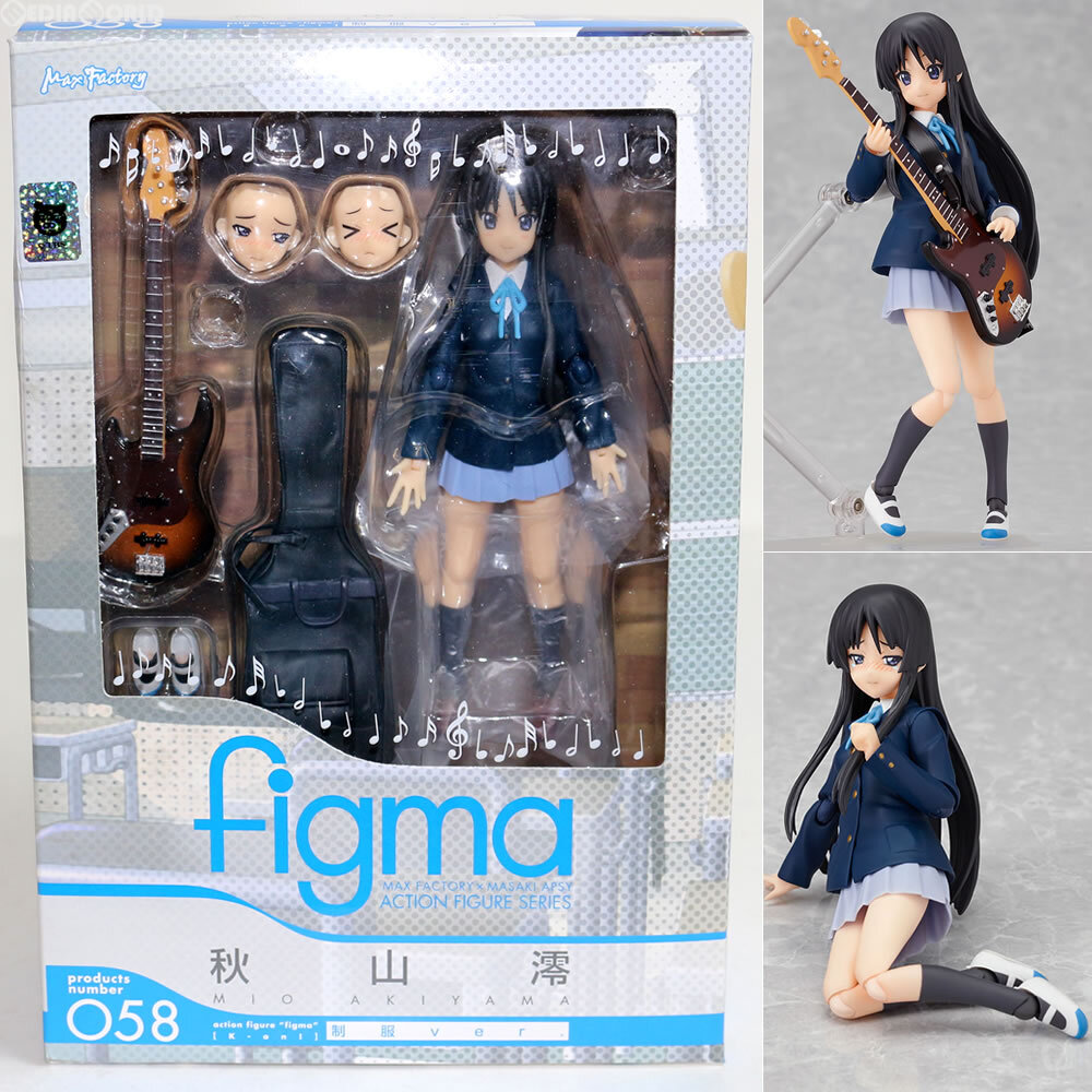 【中古】[FIG]figma(フィグマ) 058 秋山澪(あきやまみお) 制服ver. けいおん! 完成品 可動フィギュア マックスファクトリー(61145812)_画像1