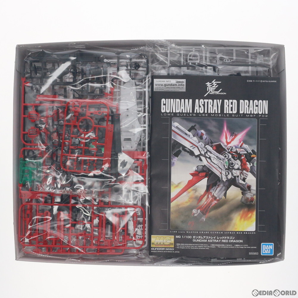 【中古】[PTM]プレミアムバンダイ限定 MG 1/100 MBF-P02 ガンダムアストレイ レッドドラゴン 機動戦士ガンダムSEED DESTINY ASTRAY R プラ_画像3