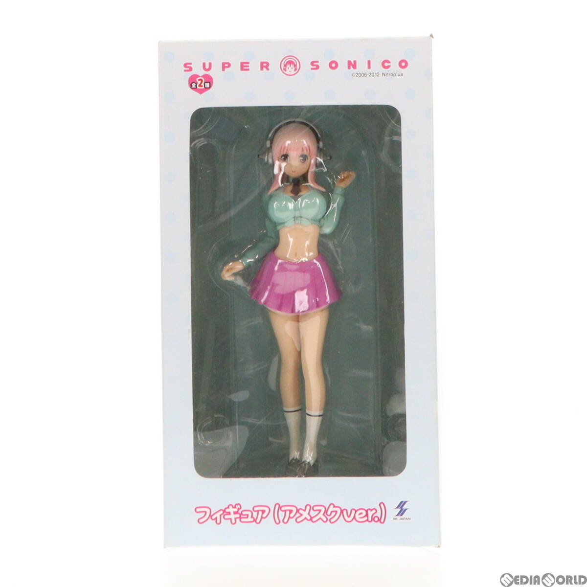 [ used ][FIG] Super Sonico a female kver.( pink ) figure prize SK Japan (61729576)