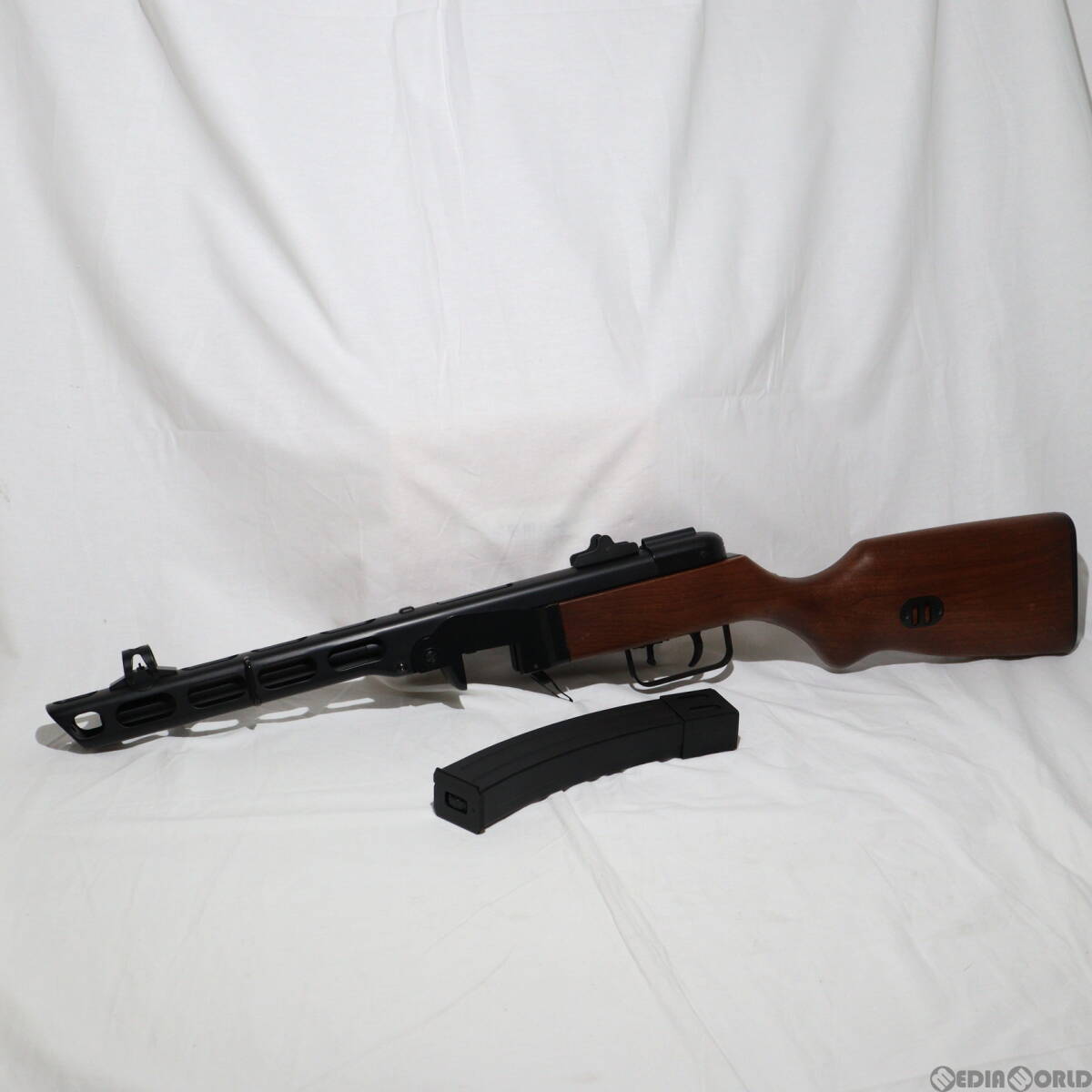 【中古】[MIL]SNOW WOLF(スノーウルフ) 電動サブマシンガン PPSh-41 フルメタル・フェイクウッドストック(SW-09) (18歳以上専用)(64016809)_画像3