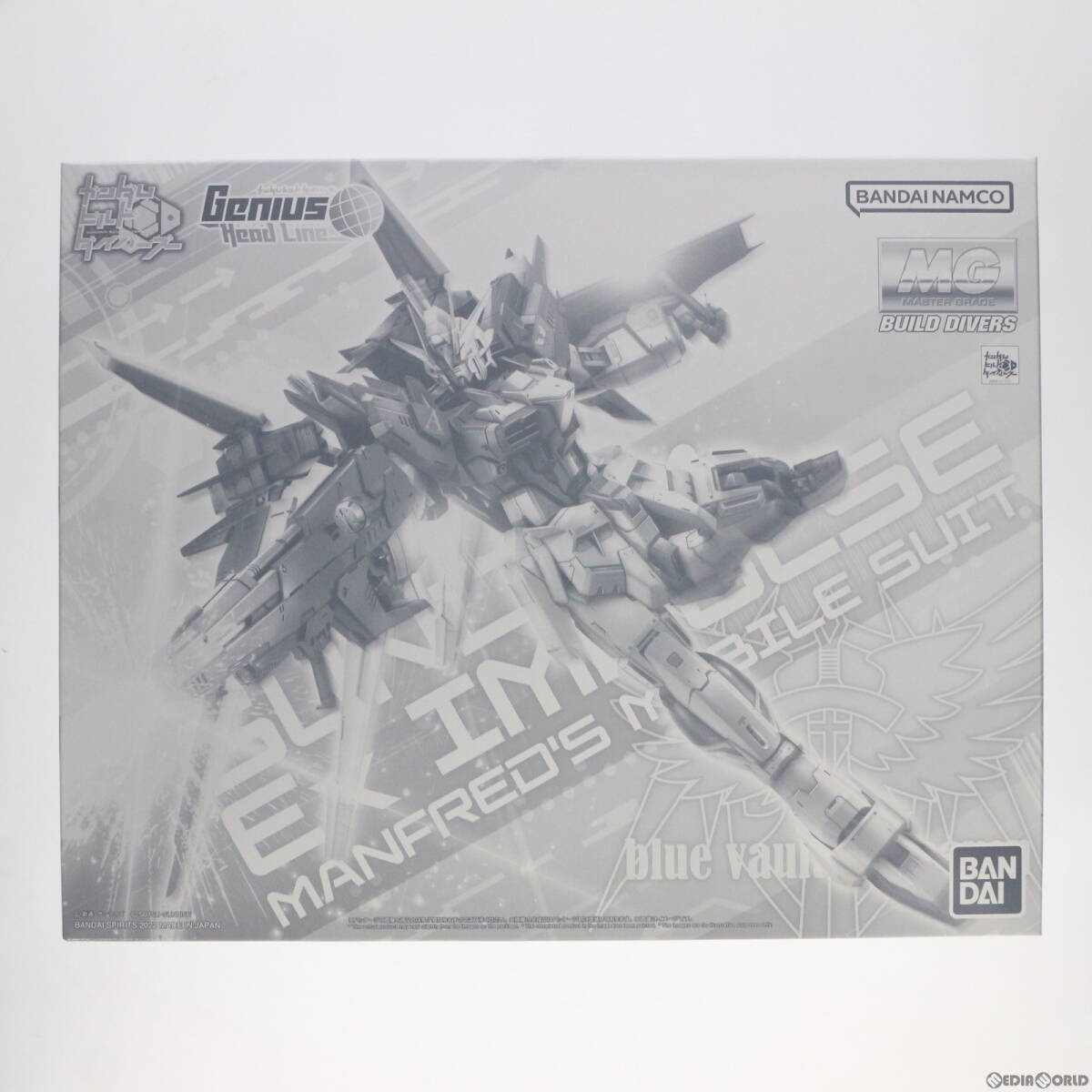 【中古】[PTM]プレミアムバンダイ限定 MG 1/100 ガンダムエクスインパルス ガンダムビルドダイバーズ Genius Head Line プラモデル バンダ_画像1