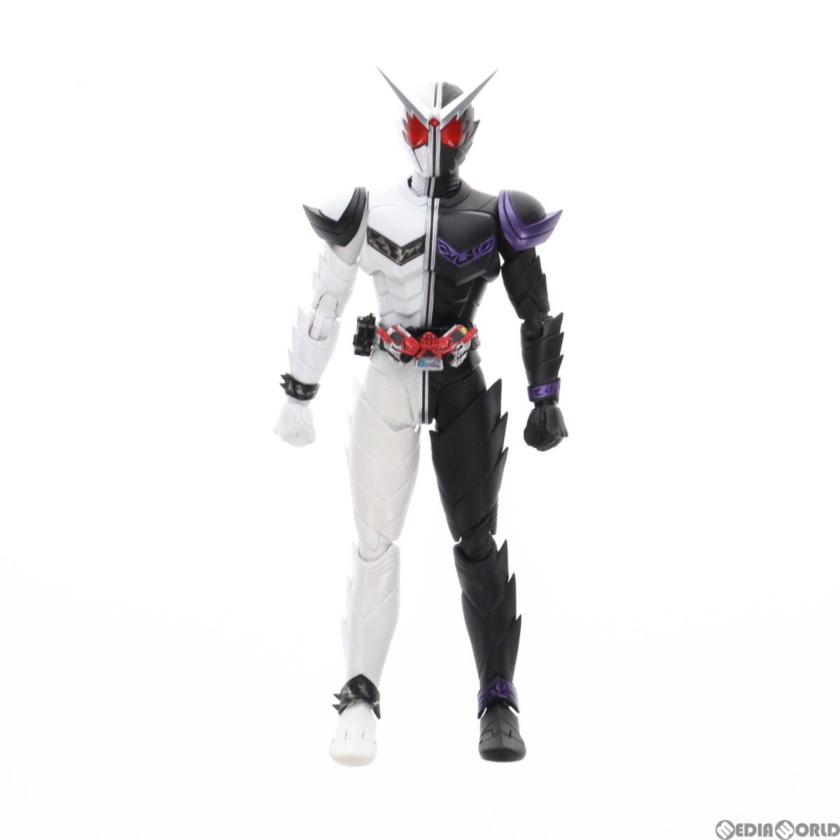 【中古】[FIG]S.H.Figuarts(フィギュアーツ) 真骨彫製法 仮面ライダーW(ダブル) ファングジョーカー 完成品 可動フィギュア バンダイスピリ_画像3