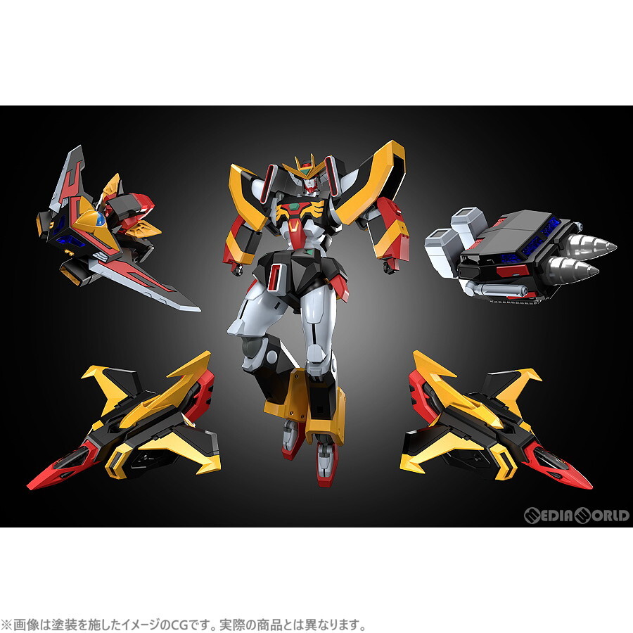 【中古】[PTM]MODEROID(モデロイド) ゴッドΣグラヴィオン 超重神グラヴィオンZwei(ツヴァイ) プラモデル グッドスマイルカンパニー(630402_画像4