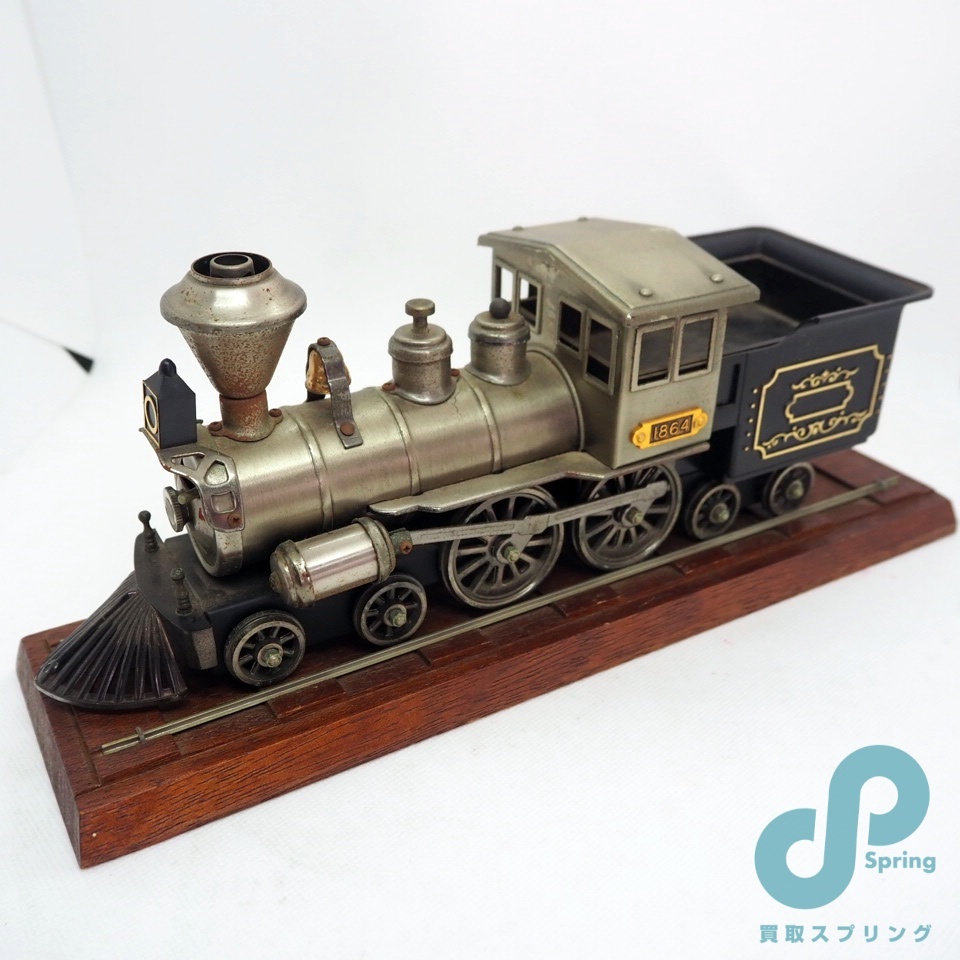  steam locomotiv Vintage 1864 SL railroad model gas lighter operation not yet verification storage goods 60 size retro 