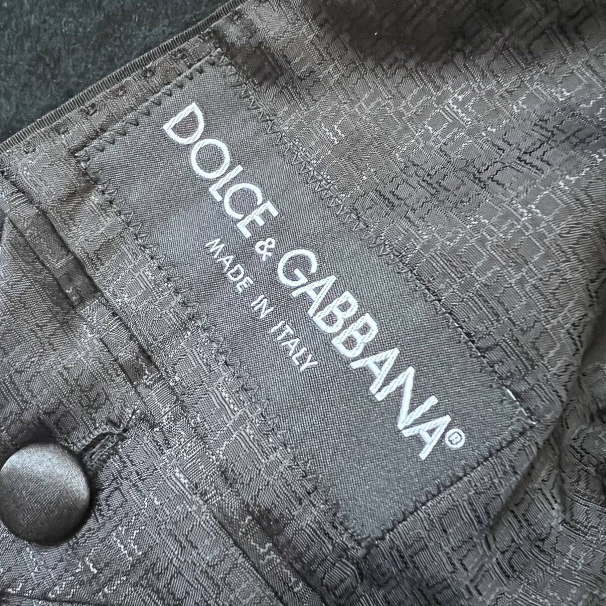 【送料無料】Dolce&Gabbana ドルチェ＆ガッバーナ セットアップ　スーツ　派手柄　メンズ　ドルガバ 52 ジャケット　パンツ　ズボン_画像7