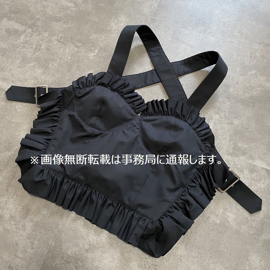 noir kei ninomiya フリルビスチェ noir kei ninomiya フリルビスチェ