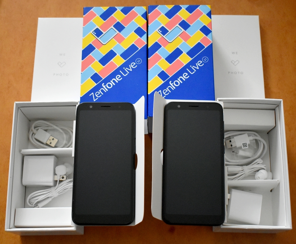 【ジャンク】ASUS ZenFone Live (L1) ZA550KL-BK32 2台 付属品あり_画像3