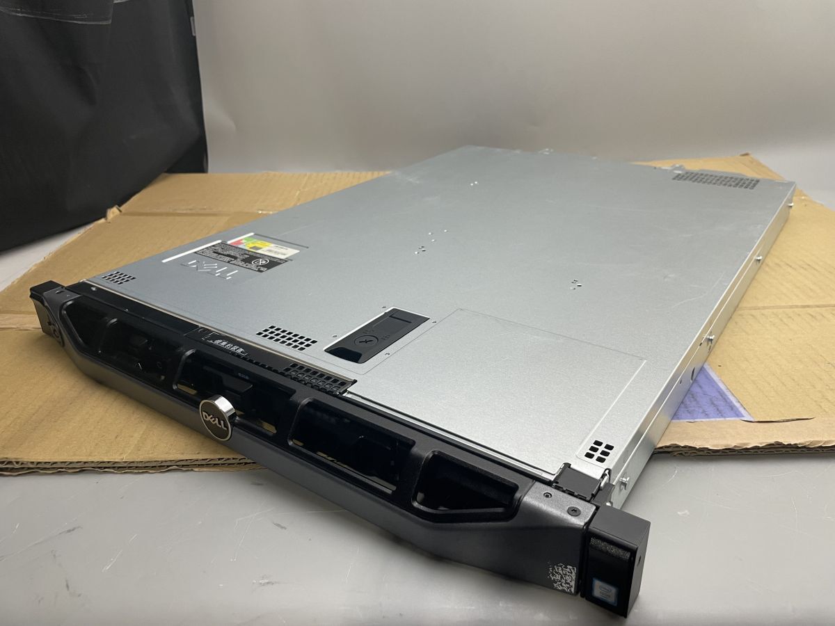 ★1円スタート★DELL PowerEdge R430 Xeon E5-2603 v4 4GB★現状引き渡し★ストレージ/OS無★BIOS起動までの動作確認★の画像1