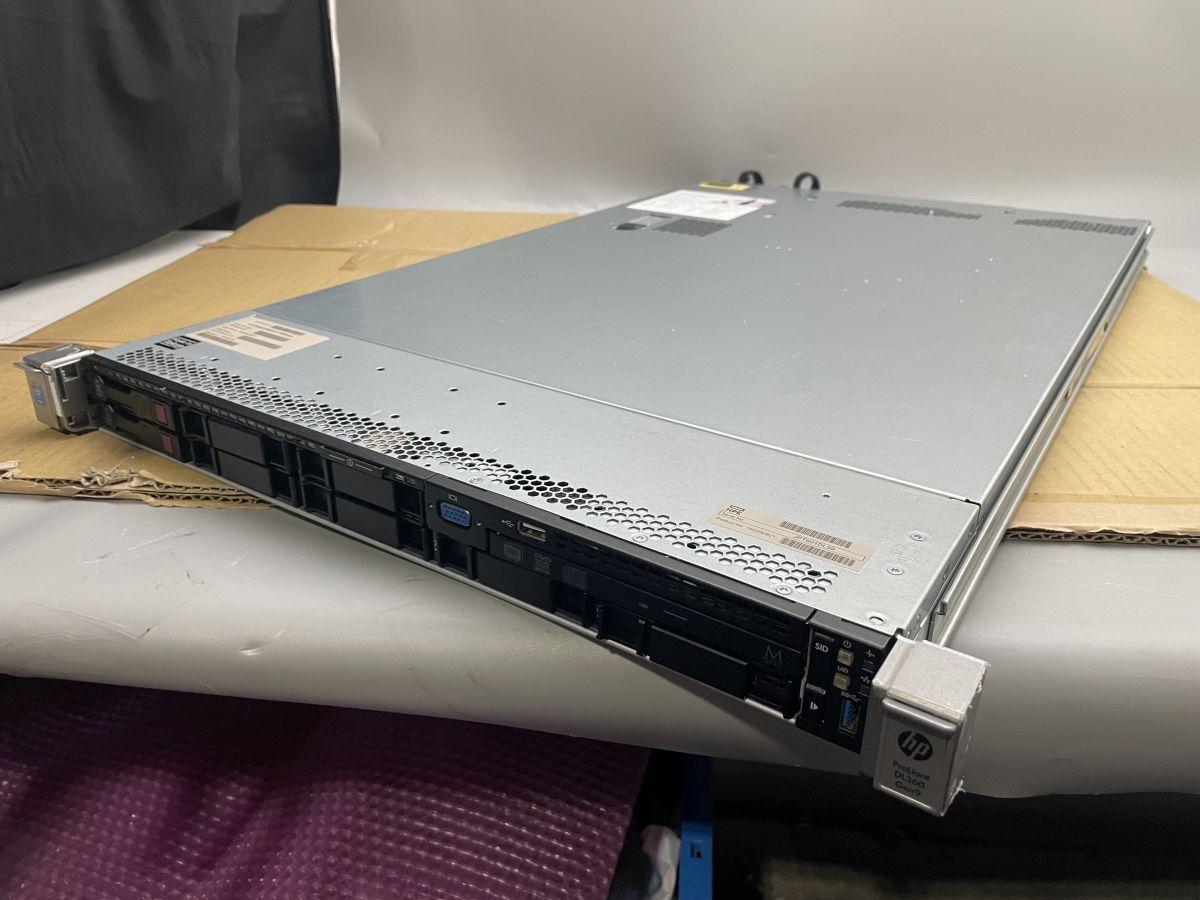 ★1円スタート★HP Proliant DL360 Gen9 Xeon E5-2687W v3 x2基 64GB★現状引き渡し★ストレージ/OS無★BIOS起動までの動作確認★の画像1