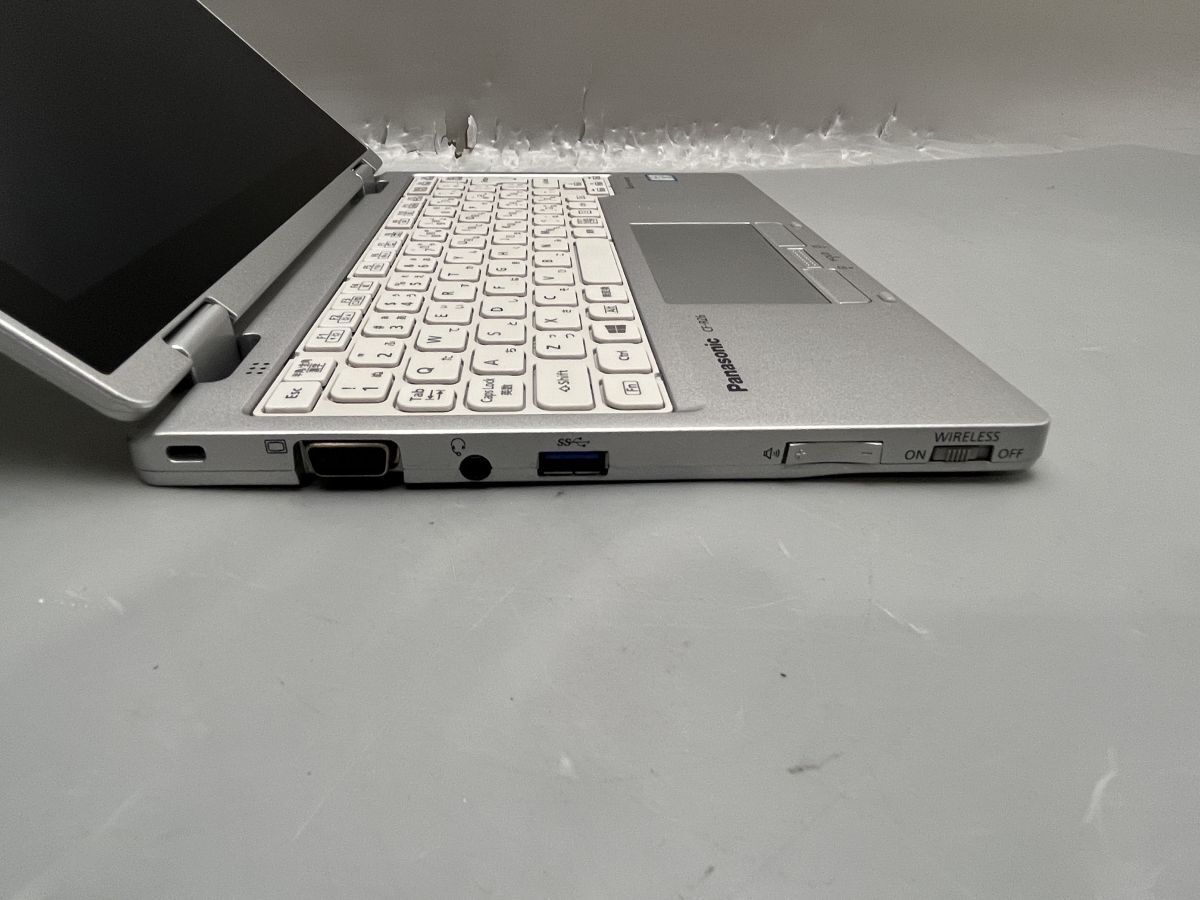 *1 jpy start * no. 7 generation *Panasonic Let*s note CF-RZ6 Core i5 7Y57 8GB SSD256GB* current delivery *OS less *BIOS start-up till. operation verification *AC attaching *