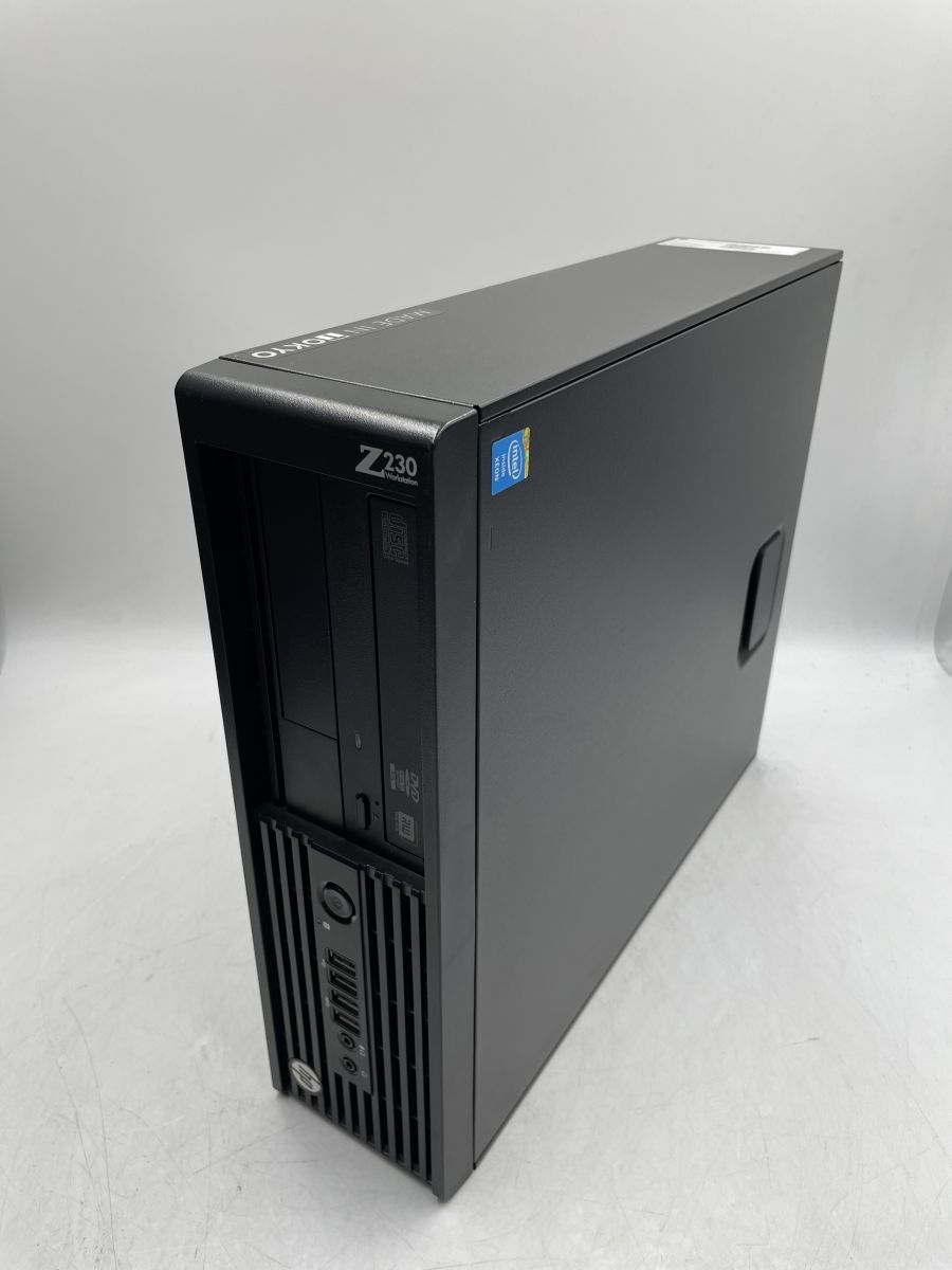 ★1円スタート★HP Z230 SFF Workstation Xeon E3-1225 v3 12GB★現状引渡し★ストレージ/OS無★BIOS動作確認★NVIDIA Quadro K600 搭載★の画像1