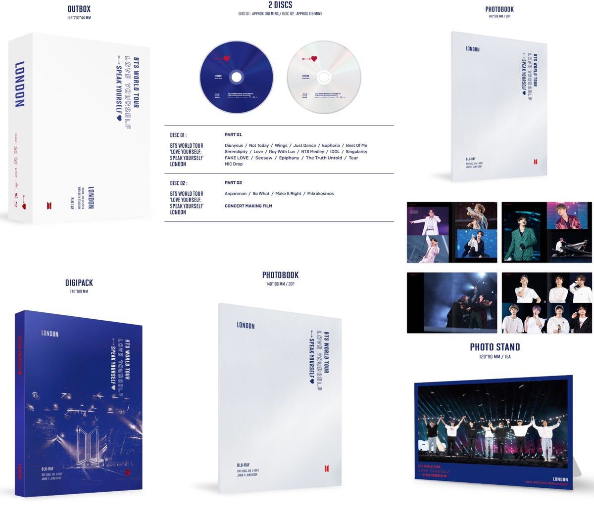 BTS WORLD TOUR LOVE YOURSELF: SPEAK YOURSELF SYS LONDON + THE FINAL Blu-ray【日本語字幕入り/限定販売】公式 完売品 新品未開封_画像4