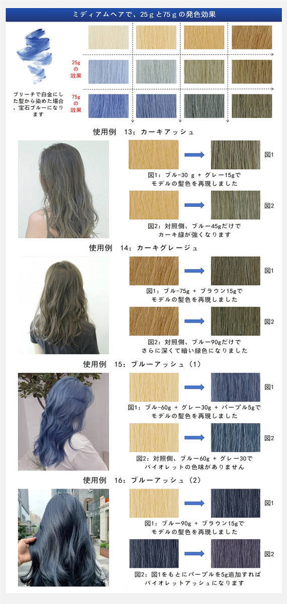 Kamimaikami my color treatment all 5 color 25g hair color color butter color ....(2 piece set )