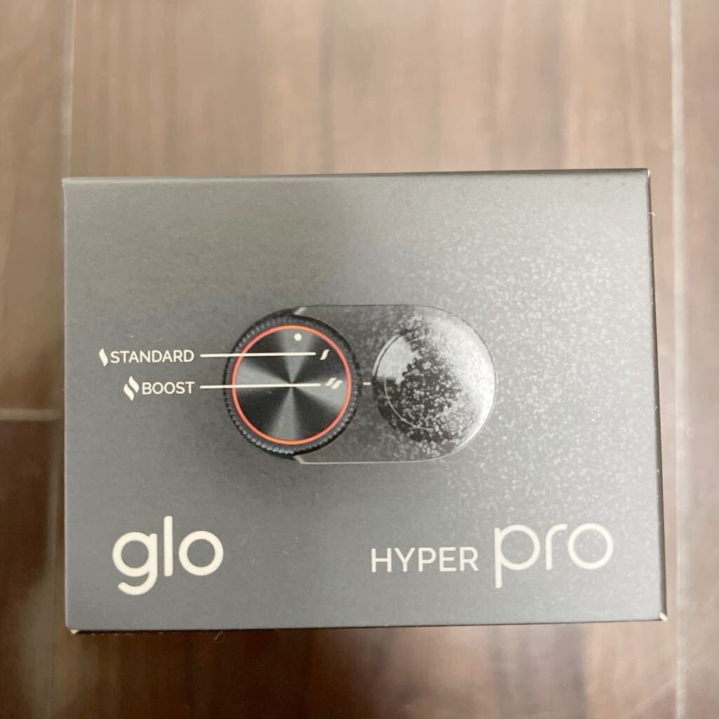 【送料無料】【新品未開封未登録】【グロー ハイパープロ 】オブシディアン・ブラック キット glo pro HYPER 本体 セットhyper 電子タバコ _画像2