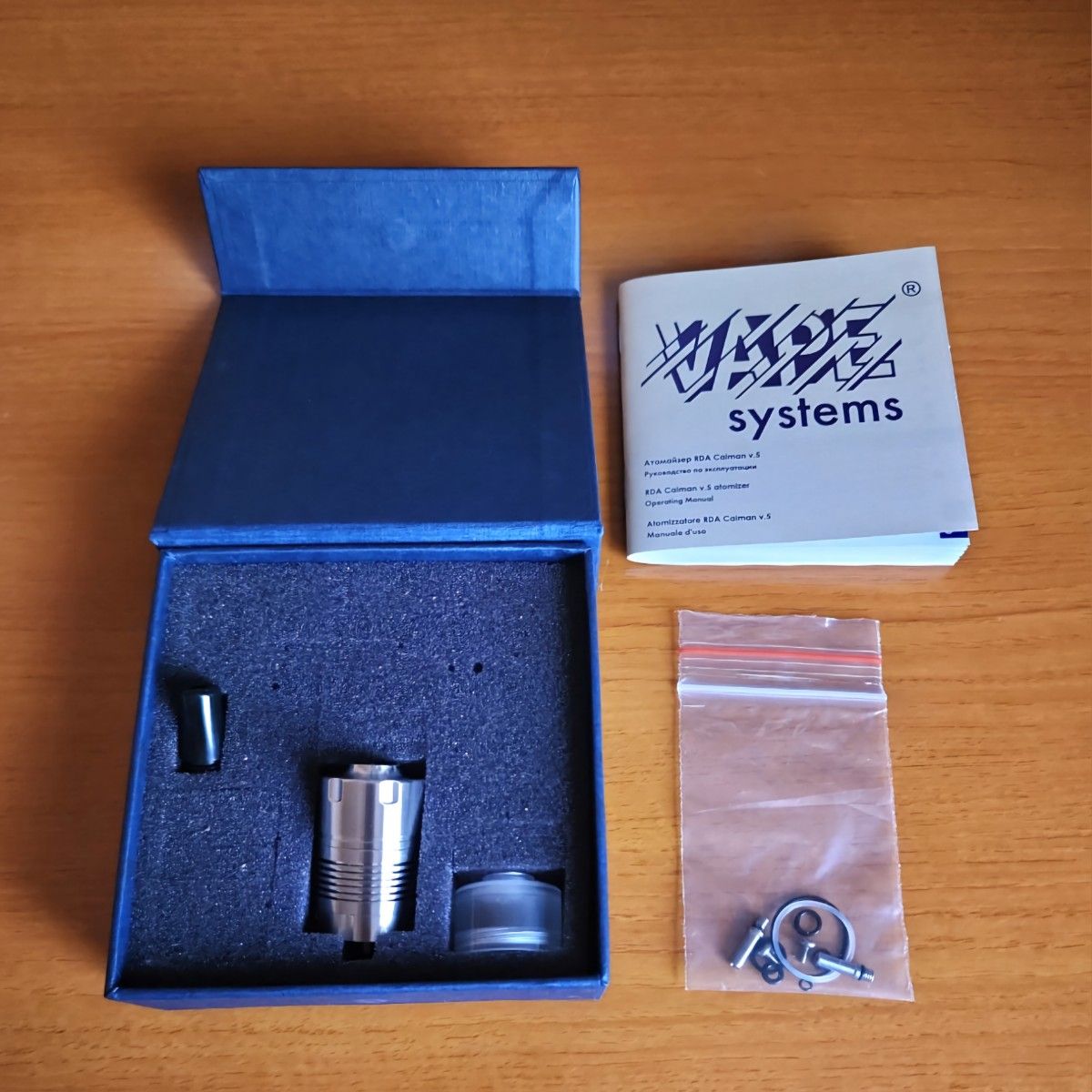 値下げ不可 Vape Systems Caiman V5 RDA ハイエンド アトマイザー オーセンティック 電子タバコ 