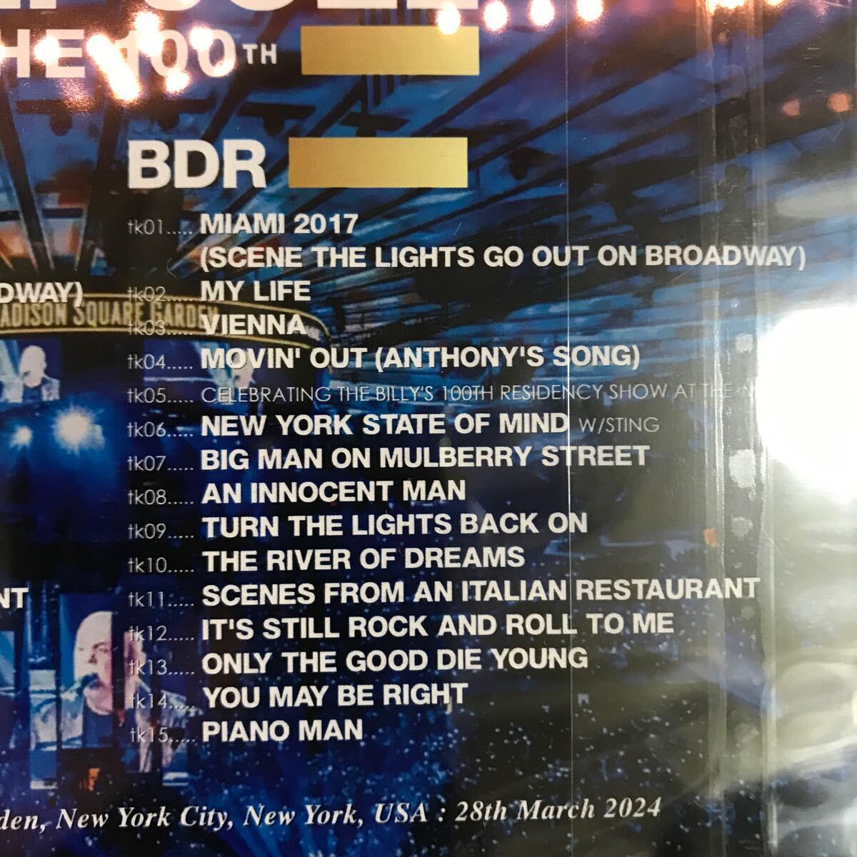 BILLY JOEL / NEW YORK CITY NIGHT - THE 100th MSG Show (CD + Bonus) 完璧クオリティ！！！お待たせいたしましたm(__)m 大推奨アイテム！