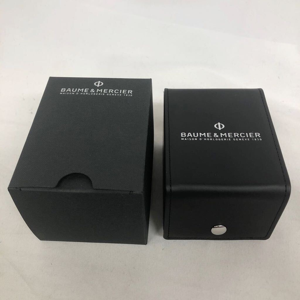 美品 BAUME&MERCIER ボーム&メルシエ 時計ケース 空箱 腕時計 ボックス BOX 空き箱 F_画像1