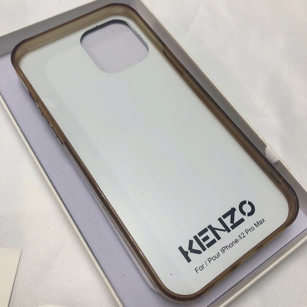 KENZO ケンゾー iPhone 12 Pro Max iPhoneケース スマホケース ホワイト フランス製_画像3