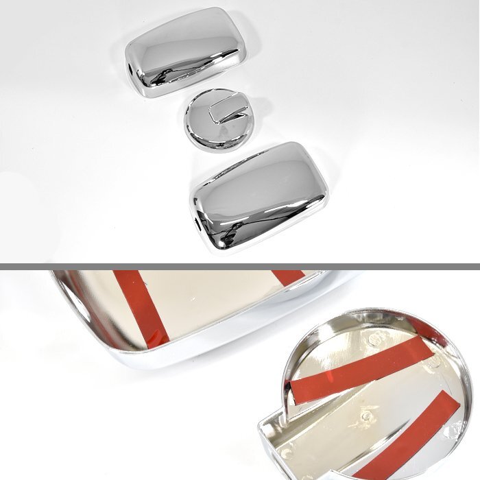  Hino Dutro Dyna Delta plating mirror cover set new goods under mirror 140Φ