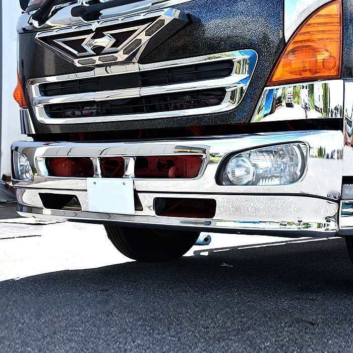  стандартный стоимость доставки Hino Ranger Pro металлизированный "губа" бампер юбка широкий новый товар 