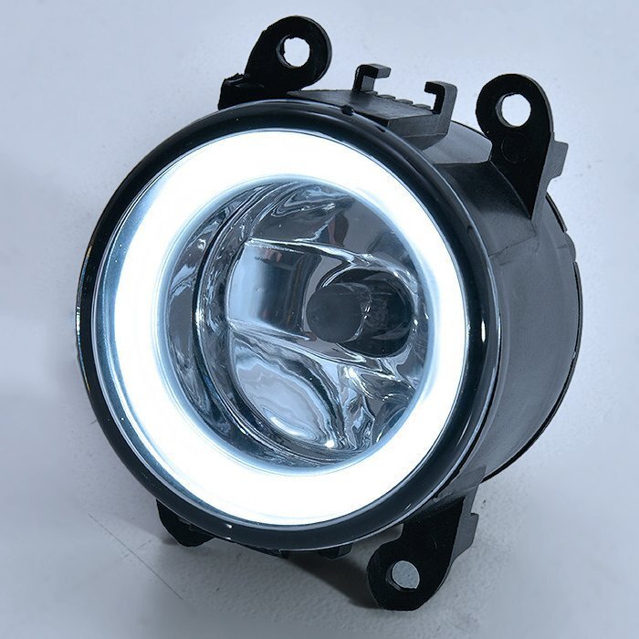  Suzuki JB23W Jimny white LED fibre lighting ring attaching H8 foglamp glass lens new goods 
