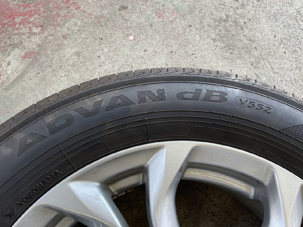 ◇美品◇ 215/60R16 マツダ 純正 アルミホイール アドバン デシベル ADVAN ｄB　サマータイヤ　4本セット　アクセラ CX-3　など新潟市_画像6