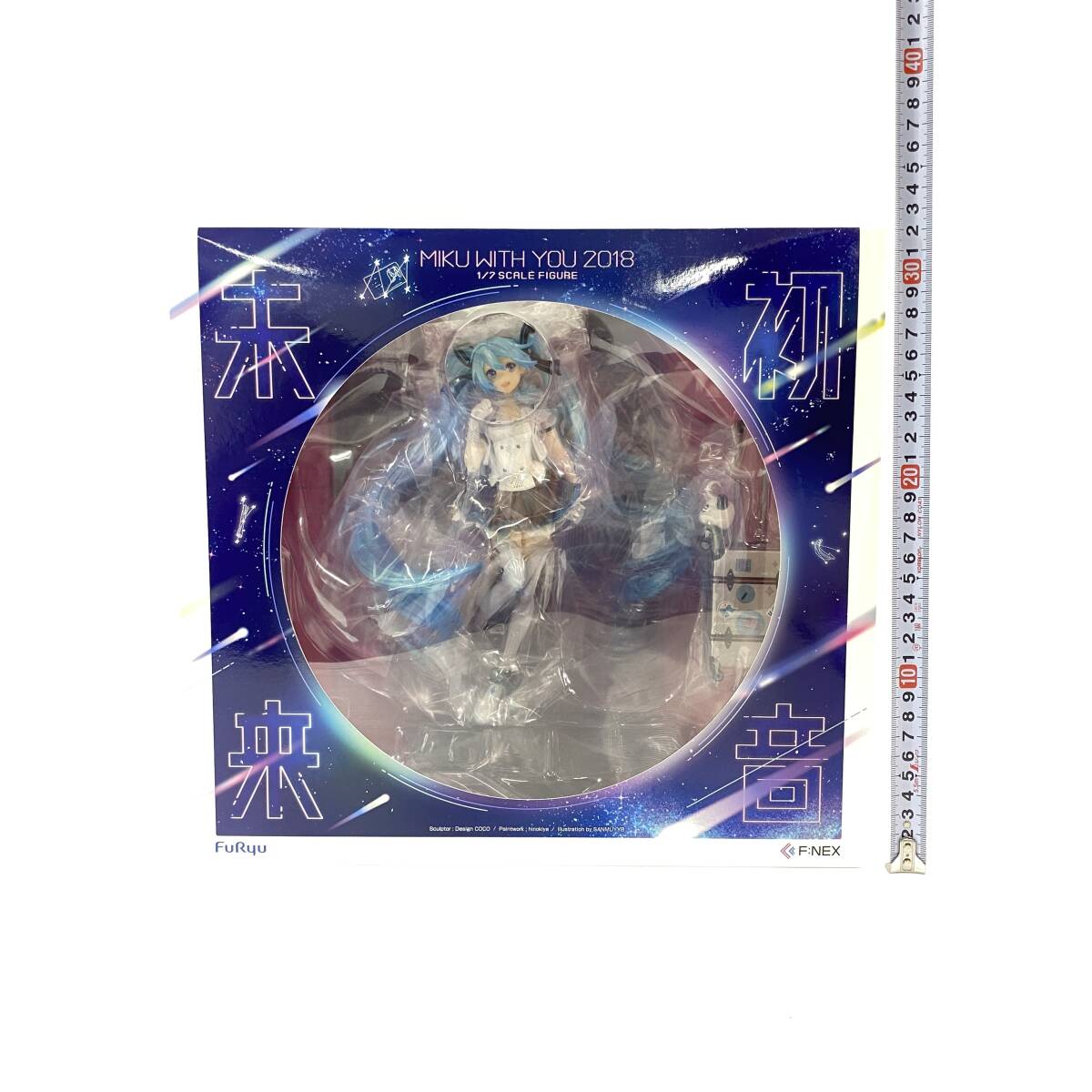 2404601-022 FuRyu F:NEX Hatsune Miku первый звук будущее MIKU WITH TOU 2018 1/8 фигурка нераспечатанный 