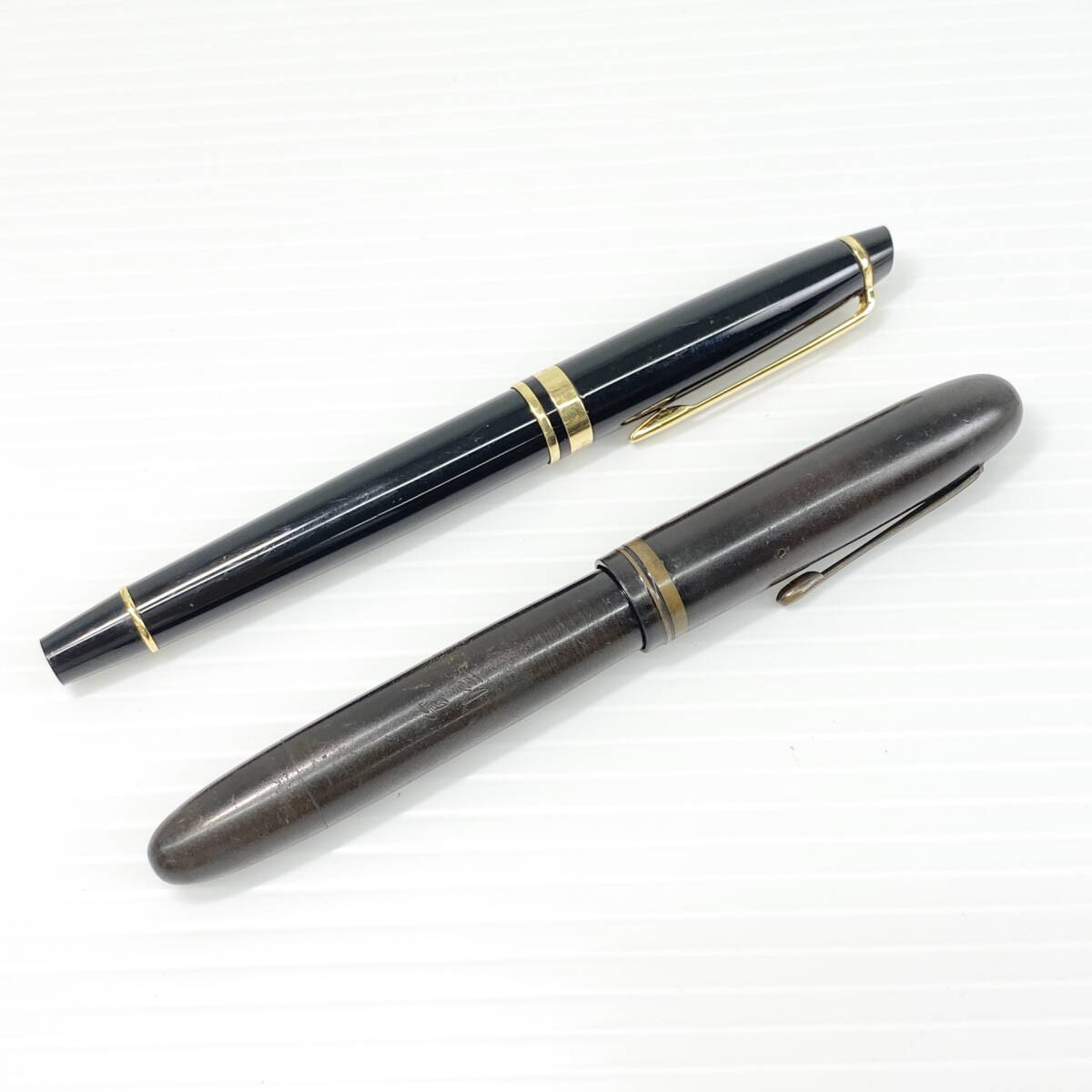 2404601-059 WARRANTED PIROT パイロット ペン先14K 万年筆/WATERMAN ウォーターマン 万年筆 計2点_画像1